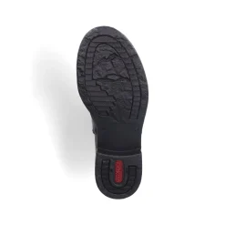 Rieker Damen Schnürstiefel asphaltschwarz