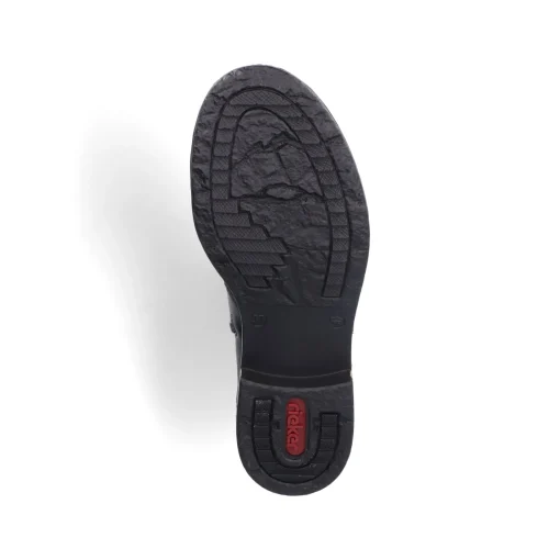 Rieker Damen Schnürstiefel asphaltschwarz
