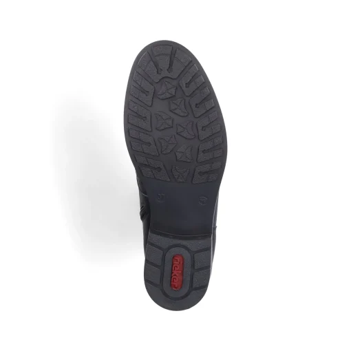 Rieker Damen Schnürstiefel asphaltschwarz