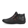 Rieker Damen Slipper asphaltschwarz