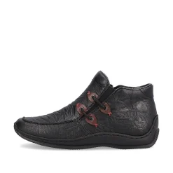 Rieker Damen Slipper asphaltschwarz