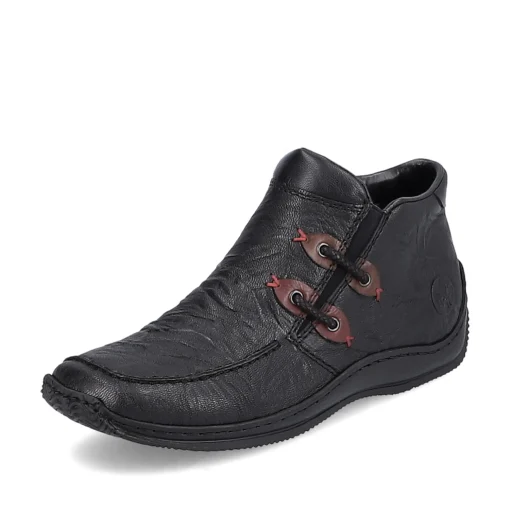 Rieker Damen Slipper asphaltschwarz