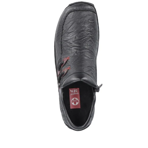 Rieker Damen Slipper asphaltschwarz
