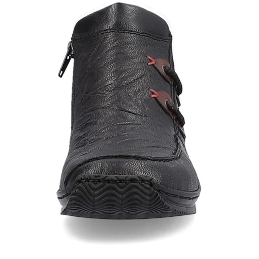 Rieker Damen Slipper asphaltschwarz