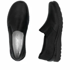 Rieker Damen Slipper asphaltschwarz