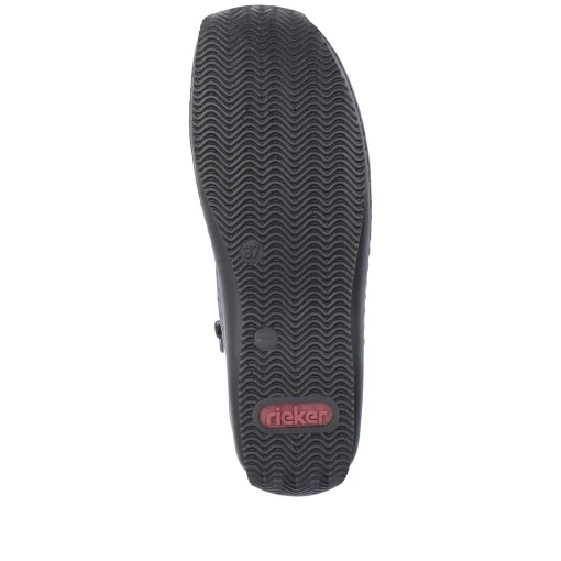 Rieker Damen Slipper asphaltschwarz