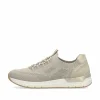 Rieker Damen Slipper beige-grau