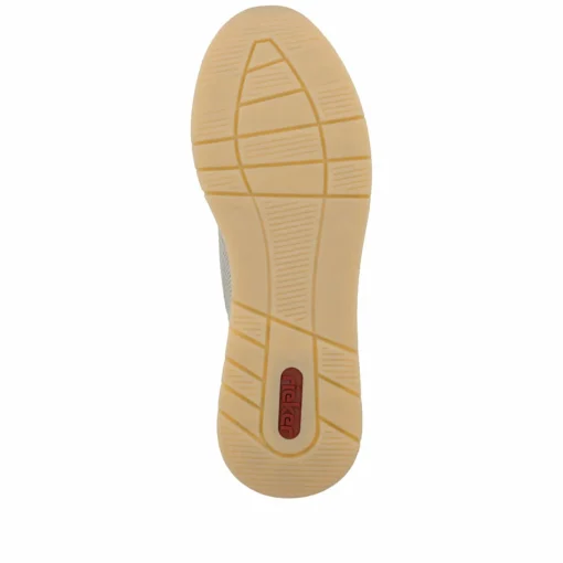 Rieker Damen Slipper beige-grau