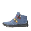 Rieker Damen Slipper blaugrau