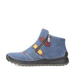 Rieker Damen Slipper blaugrau