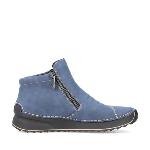 Rieker Damen Slipper blaugrau