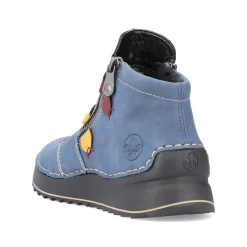 Rieker Damen Slipper blaugrau