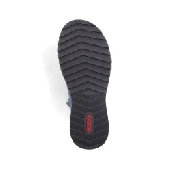 Rieker Damen Slipper blaugrau