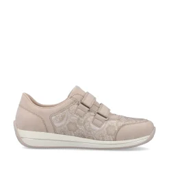Rieker Damen Slipper cremebeige