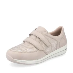 Rieker Damen Slipper cremebeige