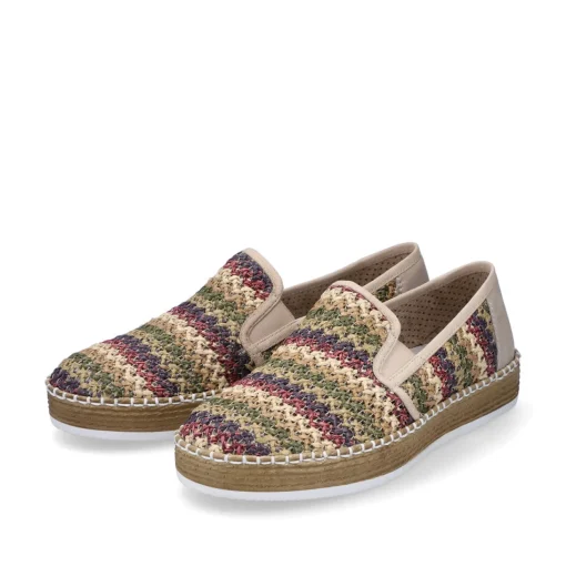 Rieker Damen Slipper gemustert