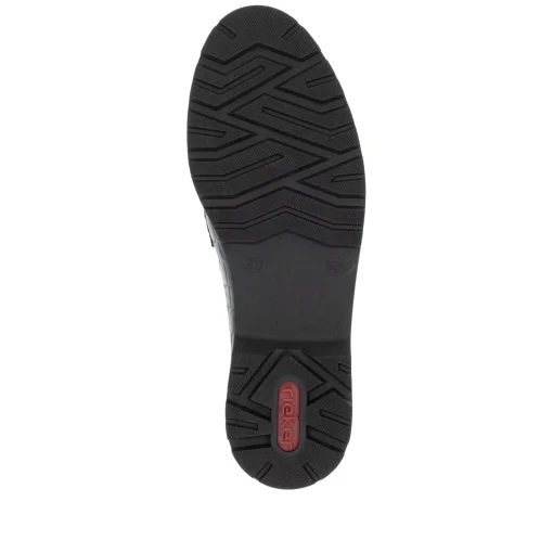 Rieker Damen Slipper glanzschwarz