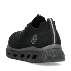 Rieker Damen Slipper graphitschwarz