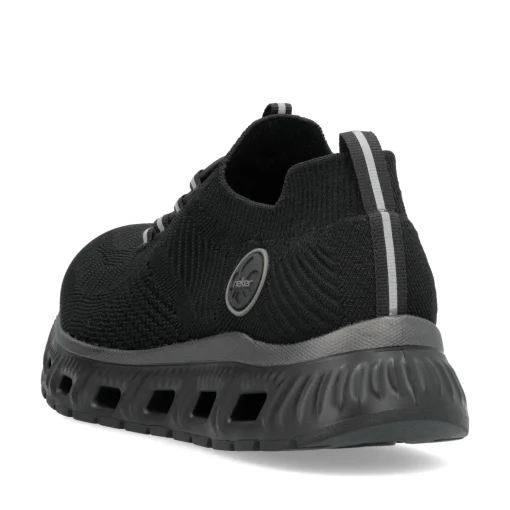 Rieker Damen Slipper graphitschwarz