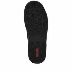 Rieker Damen Slipper graphitschwarz