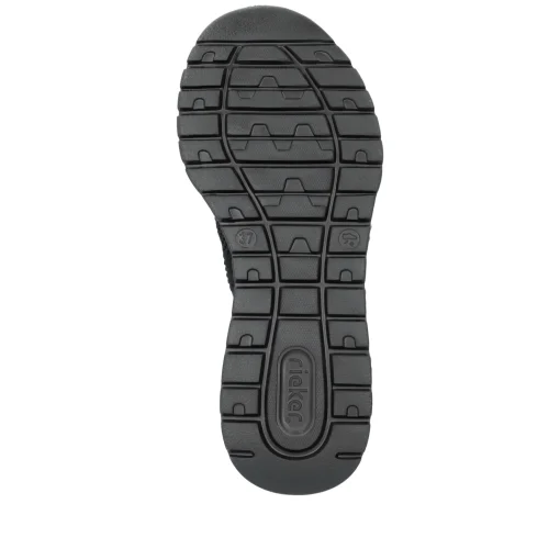 Rieker Damen Slipper graphitschwarz
