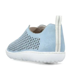 Rieker Damen Slipper hellblau