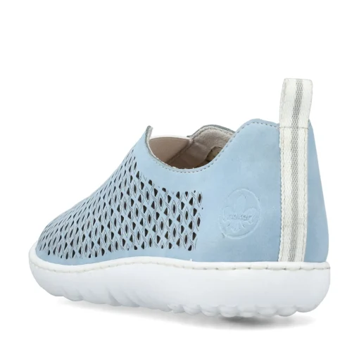 Rieker Damen Slipper hellblau