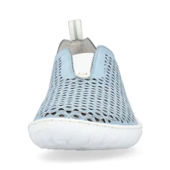 Rieker Damen Slipper hellblau