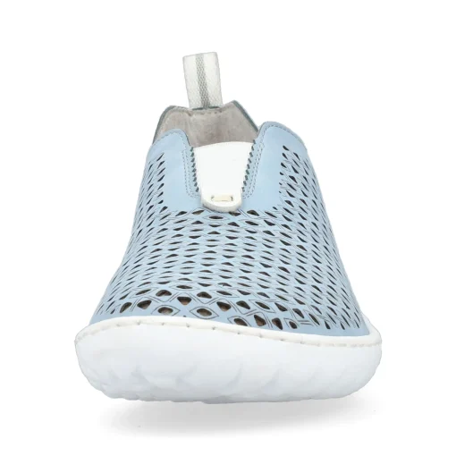 Rieker Damen Slipper hellblau