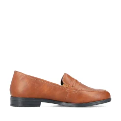 Rieker Damen Slipper karamellbraun