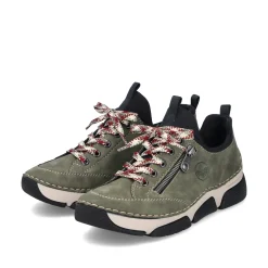 Rieker Damen Slipper khakigrün