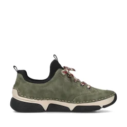 Rieker Damen Slipper khakigrün