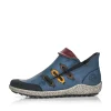 Rieker Damen Slipper ozeanblau