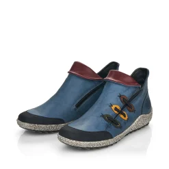 Rieker Damen Slipper ozeanblau
