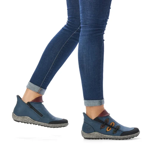 Rieker Damen Slipper ozeanblau