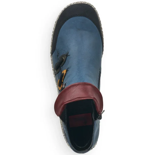 Rieker Damen Slipper ozeanblau