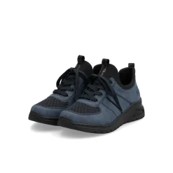 Rieker Damen Slipper pazifikblau