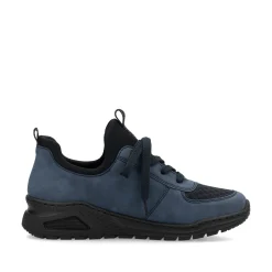 Rieker Damen Slipper pazifikblau