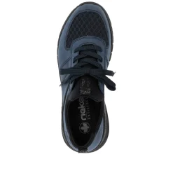Rieker Damen Slipper pazifikblau