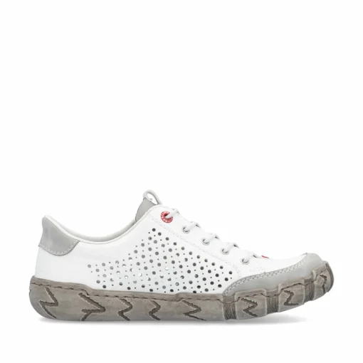 Rieker Damen Slipper reinweiß