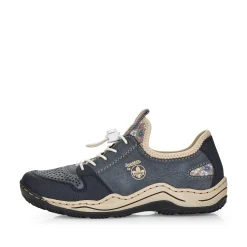 Rieker Damen Slipper schieferblau