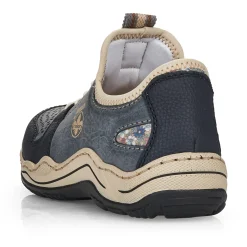 Rieker Damen Slipper schieferblau
