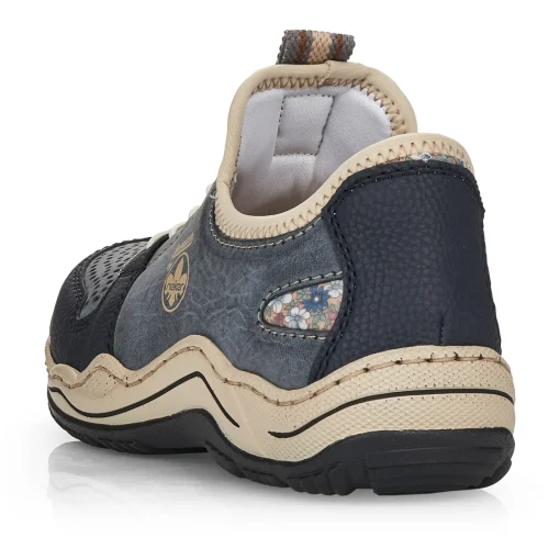 Rieker Damen Slipper schieferblau