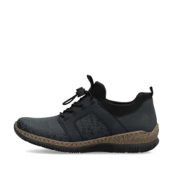 Rieker Damen Slipper schwarzblau
