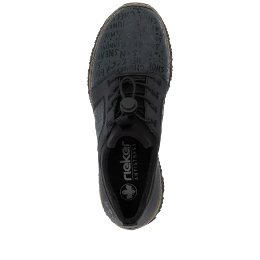 Rieker Damen Slipper schwarzblau