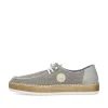 Rieker Damen Slipper stahlbrau