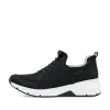Rieker Damen Slipper tiefschwarz