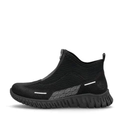 Rieker Damen Slipper tiefschwarz