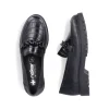 Rieker Damen Slipper tiefschwarz
