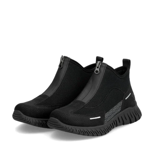Rieker Damen Slipper tiefschwarz